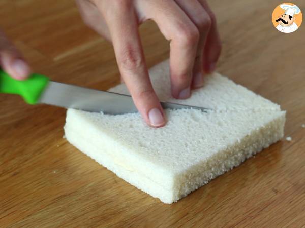 Stella di tramezzini - Preparazione tappa 2