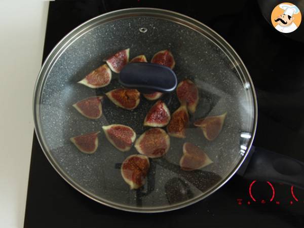 Tagliatelle con fichi, pancetta e noci - Preparazione tappa 2