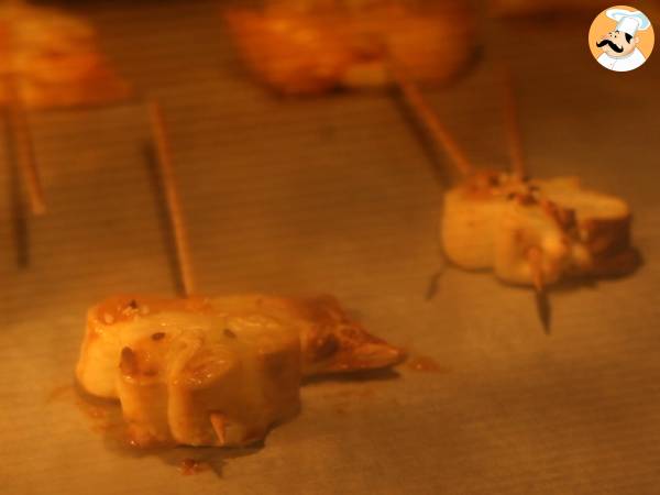 Alberelli di sfoglia al salmone - Preparazione tappa 6