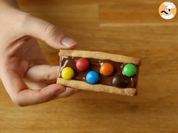 Biscotti con cioccolato e smarties - Preparazione tappa 7