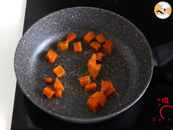 Bruschette zucca e ricotta - Preparazione tappa 1