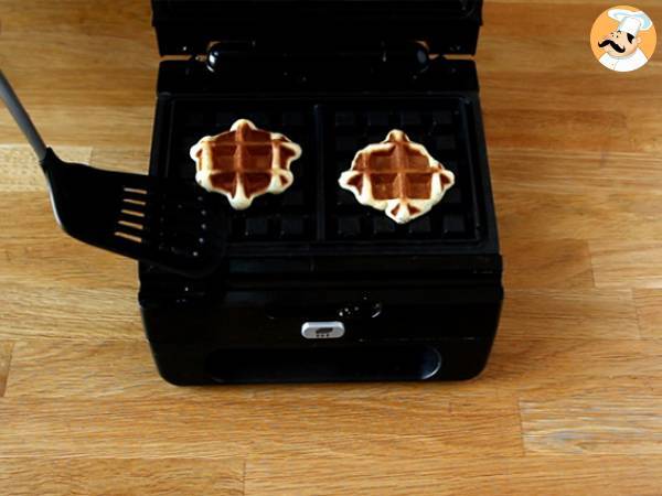 Mini waffle al cioccolato - Preparazione tappa 4