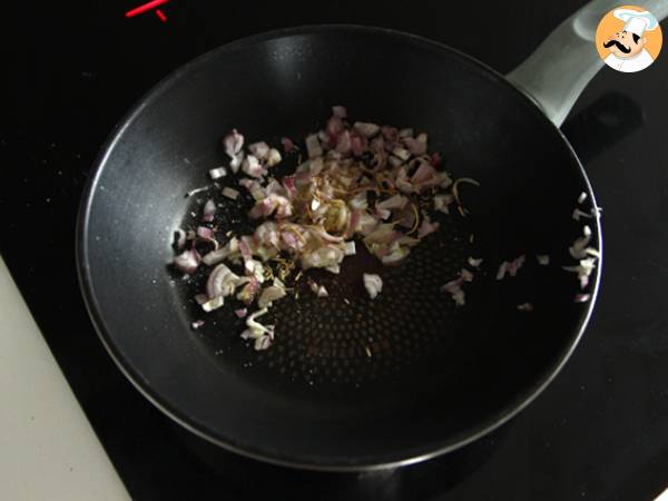 Crumble di zucca alle nocciole - Preparazione tappa 1