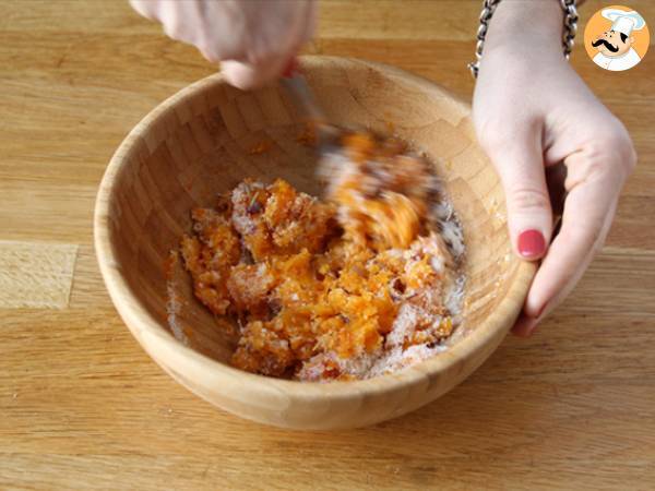 Crumble di zucca alle nocciole - Preparazione tappa 2