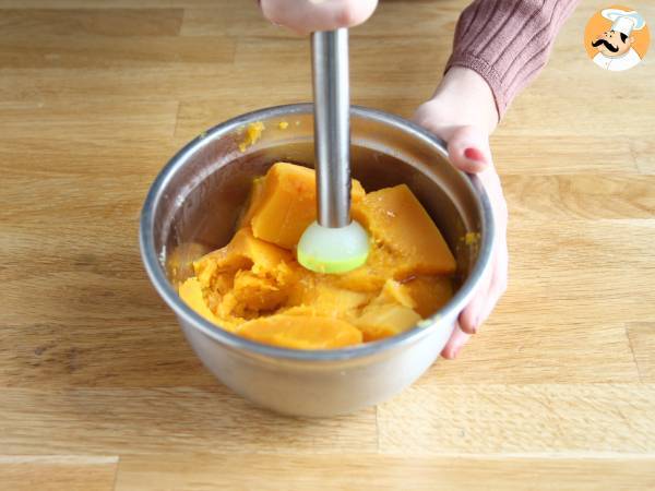 Torta di zucca e cocco - Preparazione tappa 1