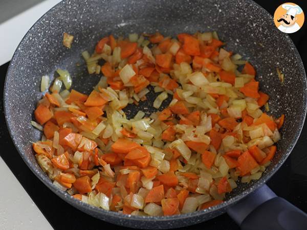 Spaghettoni con salsa vegetariana - Preparazione tappa 2