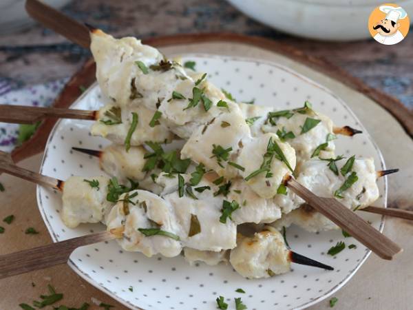 Spiedini di pollo marinati in salsa yogurt - Preparazione tappa 4