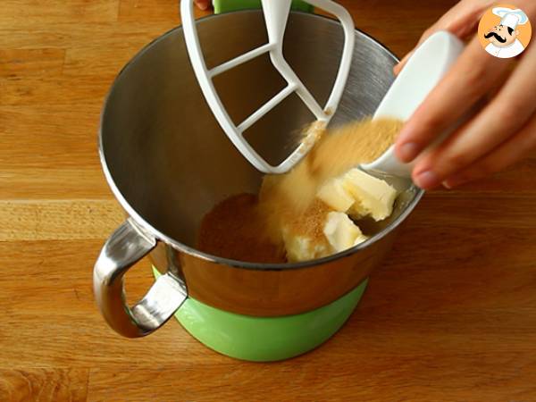 Torta cookie con pepite di cioccolato - Preparazione tappa 1