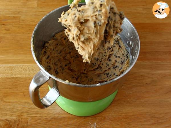 Torta cookie con pepite di cioccolato - Preparazione tappa 3