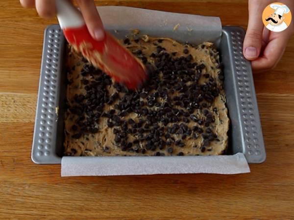 Torta cookie con pepite di cioccolato - Preparazione tappa 4