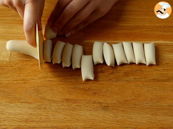 Gyoza di pollo con funghi e carote - Preparazione tappa 5