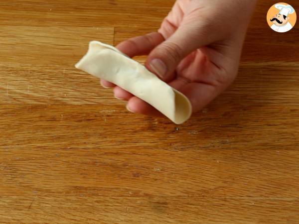 Gyoza di pollo con funghi e carote - Preparazione tappa 8