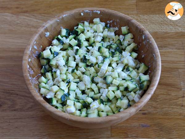 Insalata di zucchine crude, caprino e limone - Preparazione tappa 4