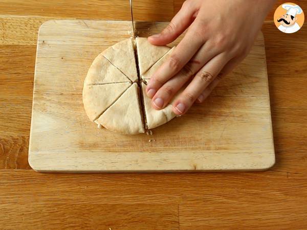 Stuzzichini di pita - ricetta veloce - Preparazione tappa 1