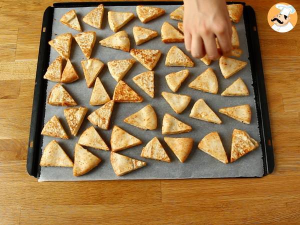 Stuzzichini di pita - ricetta veloce - Preparazione tappa 4