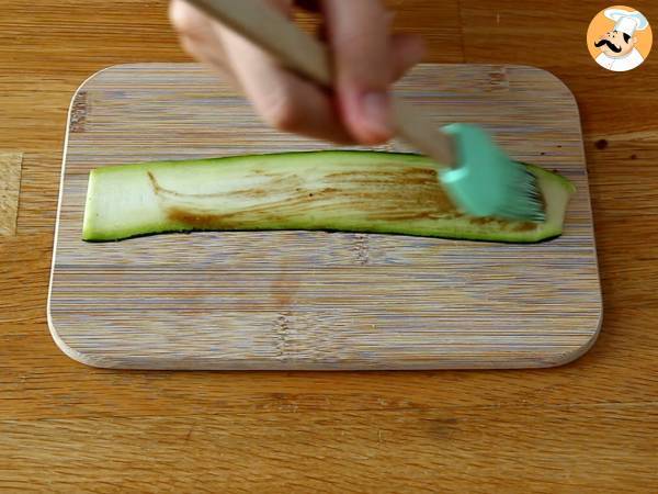 Involtini di zucchine e salmone affumicato - Preparazione tappa 4