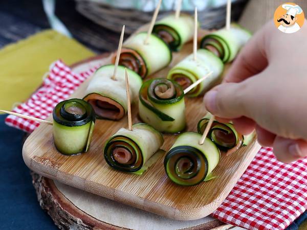 Involtini di zucchine e salmone affumicato - Preparazione tappa 6