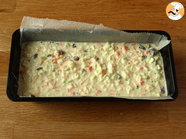 Cake di semola con zucchine e carote - Preparazione tappa 4