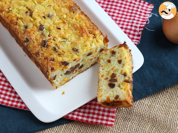 Cake di semola con zucchine e carote - Preparazione tappa 6