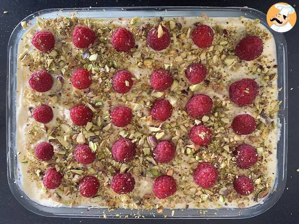 Tiramisu senza glutine pistacchio e lamponi - Preparazione tappa 9