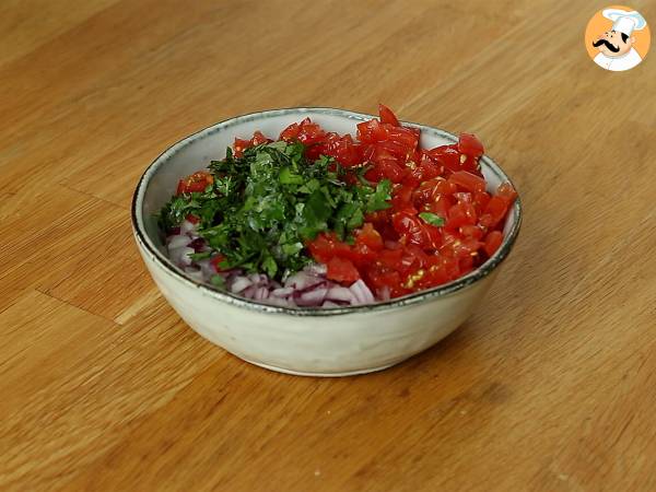 Pico de gallo e Chips tortillas - Aperitivo Messicano - Preparazione tappa 1
