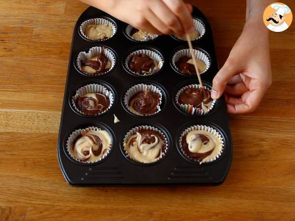 Muffin marmorizzati - Preparazione tappa 5