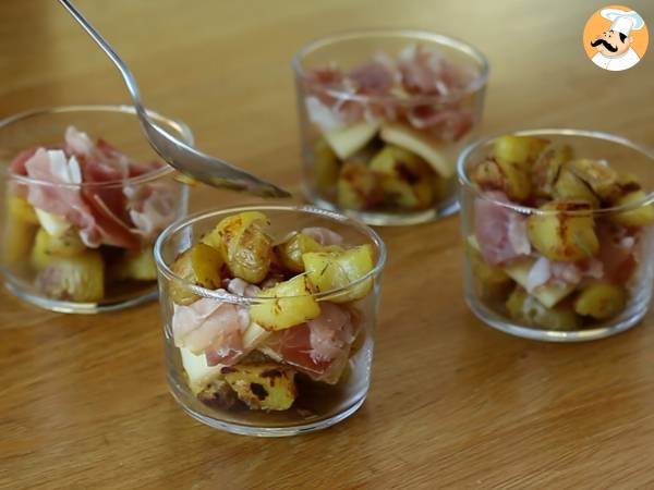 Bicchierini raclette: una semplice idea aperitivo - Preparazione tappa 4
