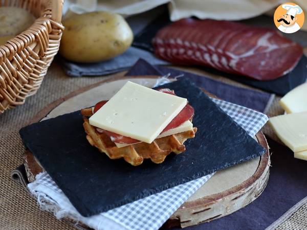 Waffles di patate farciti - Preparazione tappa 7