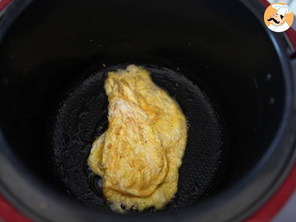 Riso alla cantonese, la ricetta rapida preparata con il Cookeo - Preparazione tappa 2