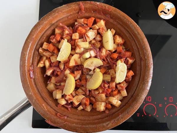 Tajine di vitello e verdure - Preparazione tappa 4