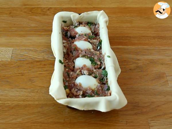 Rustico di Pasqua con la pasta sfoglia - Preparazione tappa 4