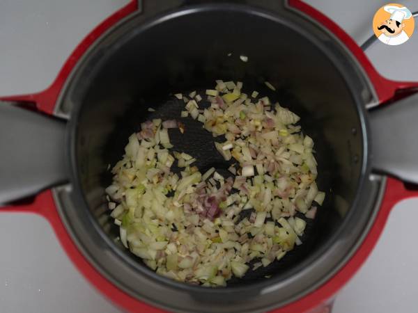 Risotto ai funghi champignon con Cookeo Moulinex - Preparazione tappa 2