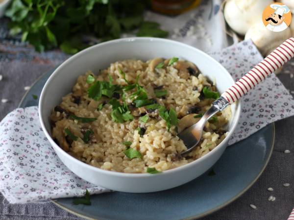 Risotto ai funghi champignon con Cookeo Moulinex - Preparazione tappa 7