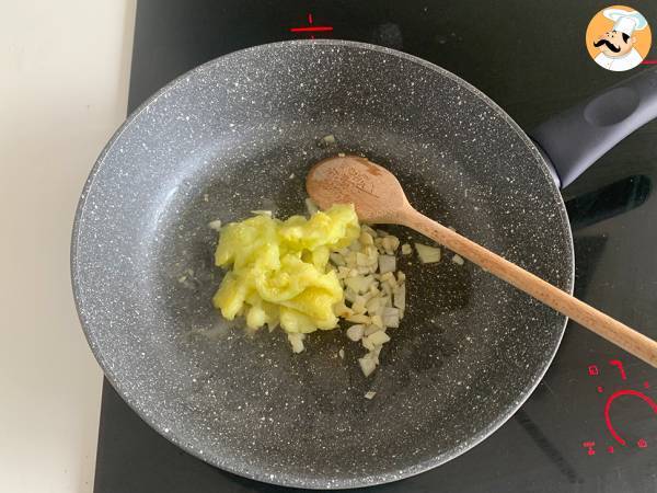 Zucchine ripiene con acciughe - Preparazione tappa 2