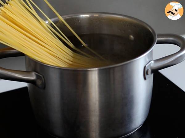 Pasta con gamberi e pomodorini - Preparazione tappa 5