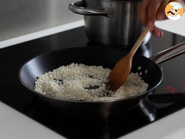 Risotto alla zucca, un primo delicato e perfetto per l'autunno - Preparazione tappa 3