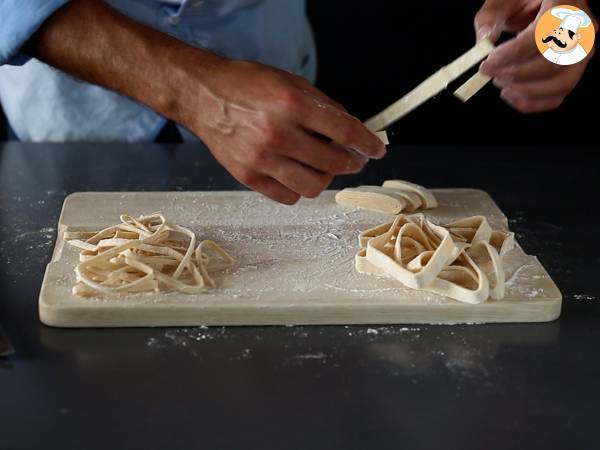 Tagliatelle fatte in casa, il procedimento spiegato passo a passo - Preparazione tappa 7