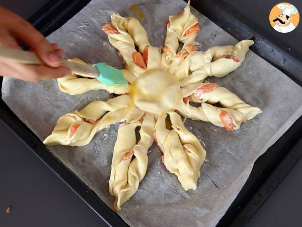 Stella di sfoglia con salmone e philadelphia, l'idea perfetta un aperitivo speciale! - Preparazione tappa 6