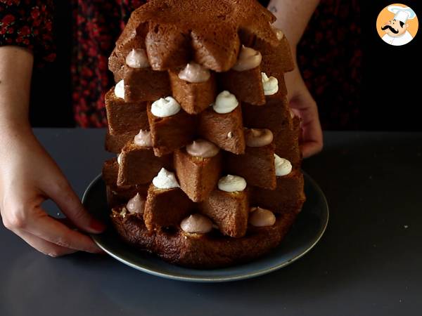 Pandoro farcito con crema al mascarpone e Nutella - Preparazione tappa 8