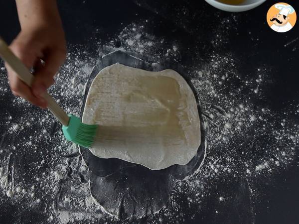 Scallion Pancake, le piadine cinesi con i cipollotti - Preparazione tappa 2