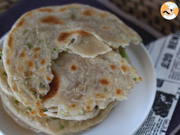 Scallion Pancake, le piadine cinesi con i cipollotti - Preparazione tappa 6