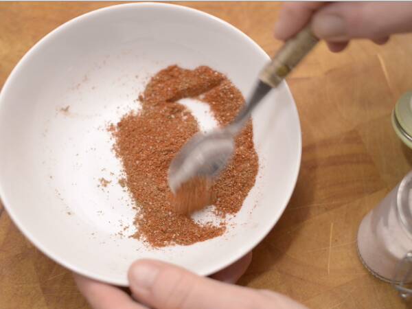 Chiacchiere di riso salate - Preparazione tappa 1
