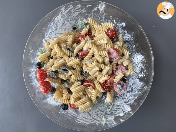 Pasta fredda cremosa, pronta in meno di 10 minuti! - Preparazione tappa 2