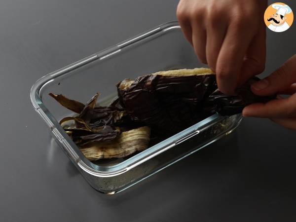 Baba ganoush, la deliziosa crema di melanzane mediorientale - Preparazione tappa 4