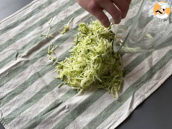 Polpette di zucchine al forno - Preparazione tappa 1