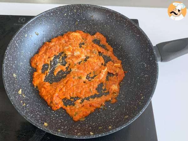 Pasta con peperoni e philadelphia - Preparazione tappa 6