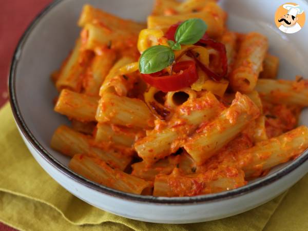 Pasta con peperoni e philadelphia - Preparazione tappa 8