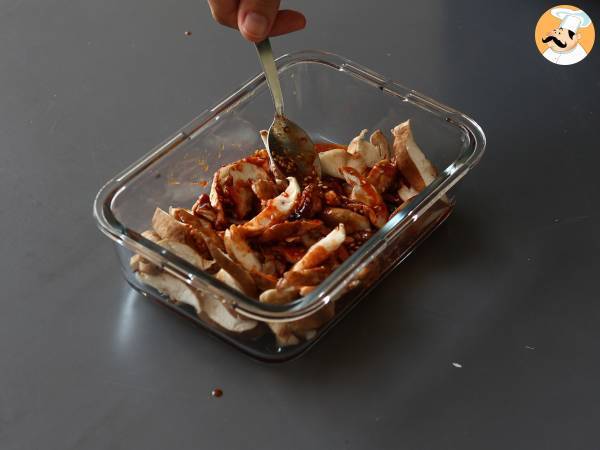 Funghi Shiitake con salsa gochujang, la ricetta coreana facile e gustosa! - Preparazione tappa 4