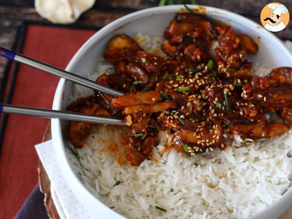 Funghi Shiitake con salsa gochujang, la ricetta coreana facile e gustosa! - Preparazione tappa 7