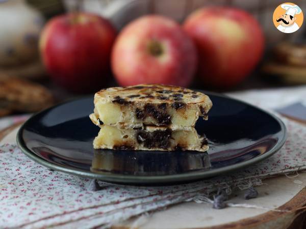 Pancakes alle mele senza zucchero aggiunto - Preparazione tappa 7